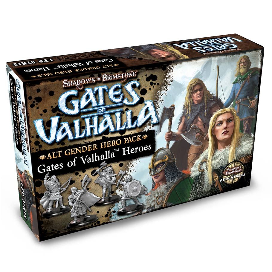 Shadows of Brimstone: Alt Gender Hero Pack: Gates of Valhalla