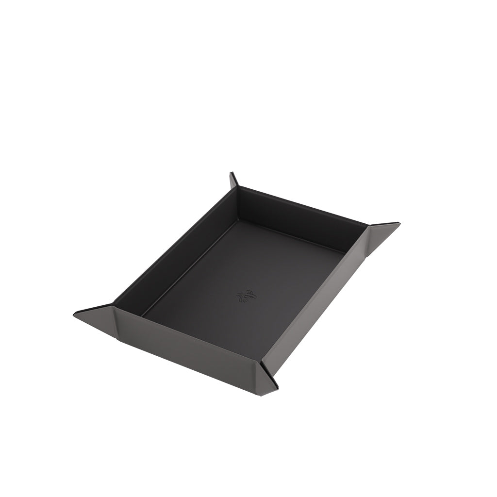 Magnetic Dice Tray: Rectangular - Black / Gray