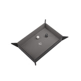 Magnetic Dice Tray: Rectangular - Black / Gray