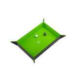 Magnetic Dice Tray: Rectangular - Black / Green