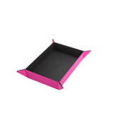 Magnetic Dice Tray: Rectangular - Black / Pink