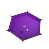 Magnetic Dice Tray: Hexagonal: Black / Purple