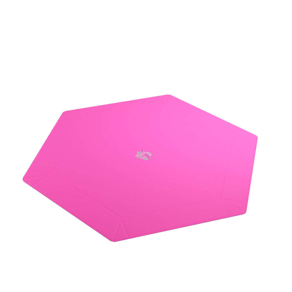 Magnetic Dice Tray: Hexagonal: Black / Pink