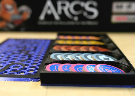 ARCS - Resource Token Organizer (Twilight Diamond Black + Silk Sapphire Blue)