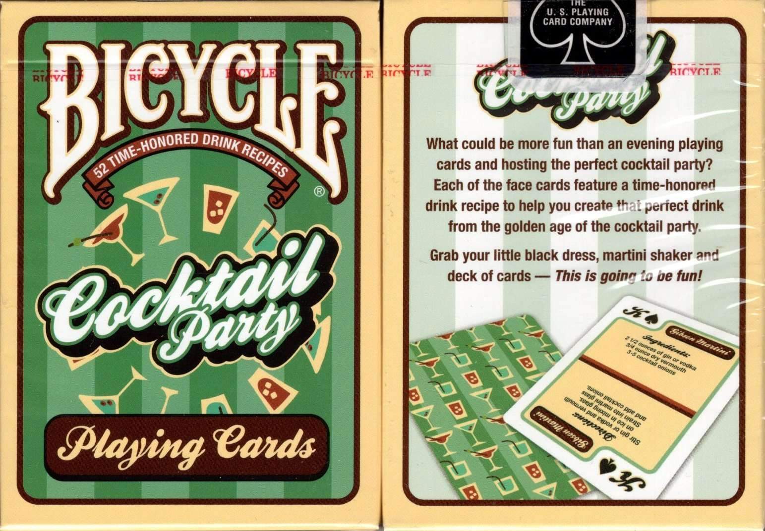 Bicycle Playing Cards - Cocktail Party