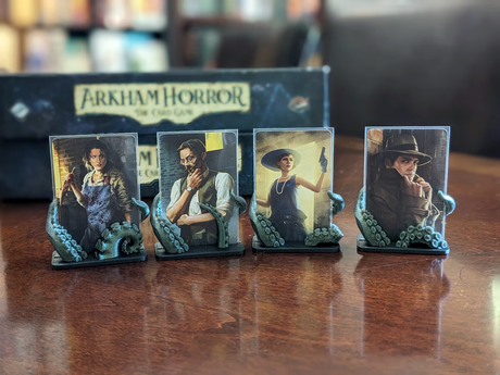 Top Shelf Gamer - Investigator Card Stands compatible with Arkham Horror LCG™ (set of 4)