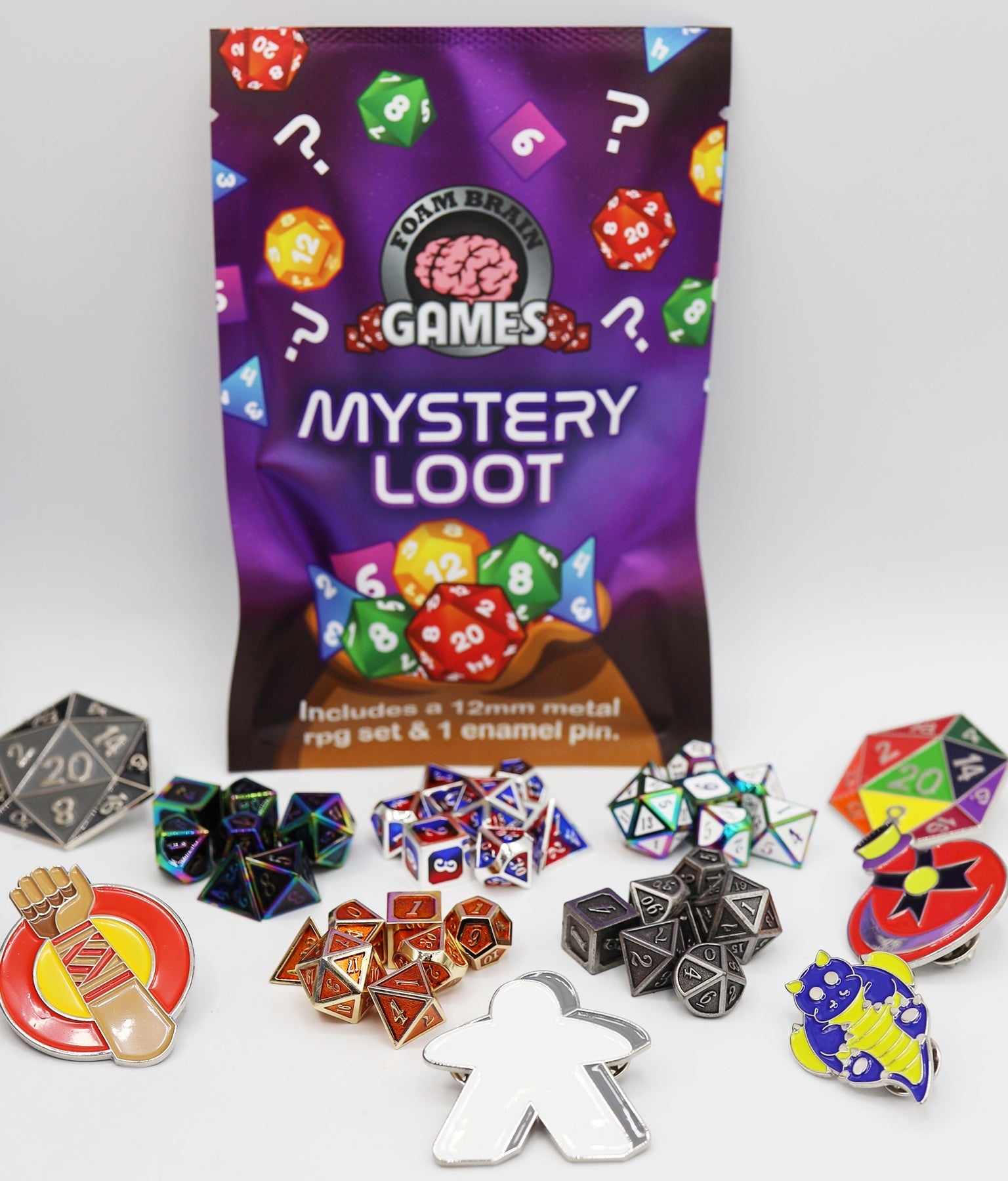 Epic Mystery Loot: Mini Metal RPG Set