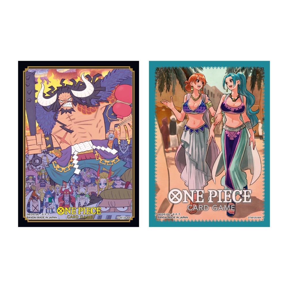 One Piece Card Game - Official Sleeves Display – TCG+ Limited Edition: Vol. 1 (2 packs, 1 for each design)