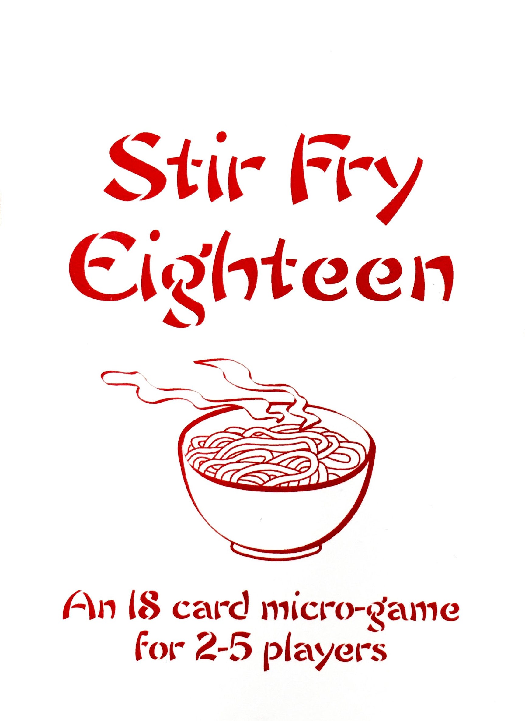 Stir Fry Eighteen *PRE-ORDER*