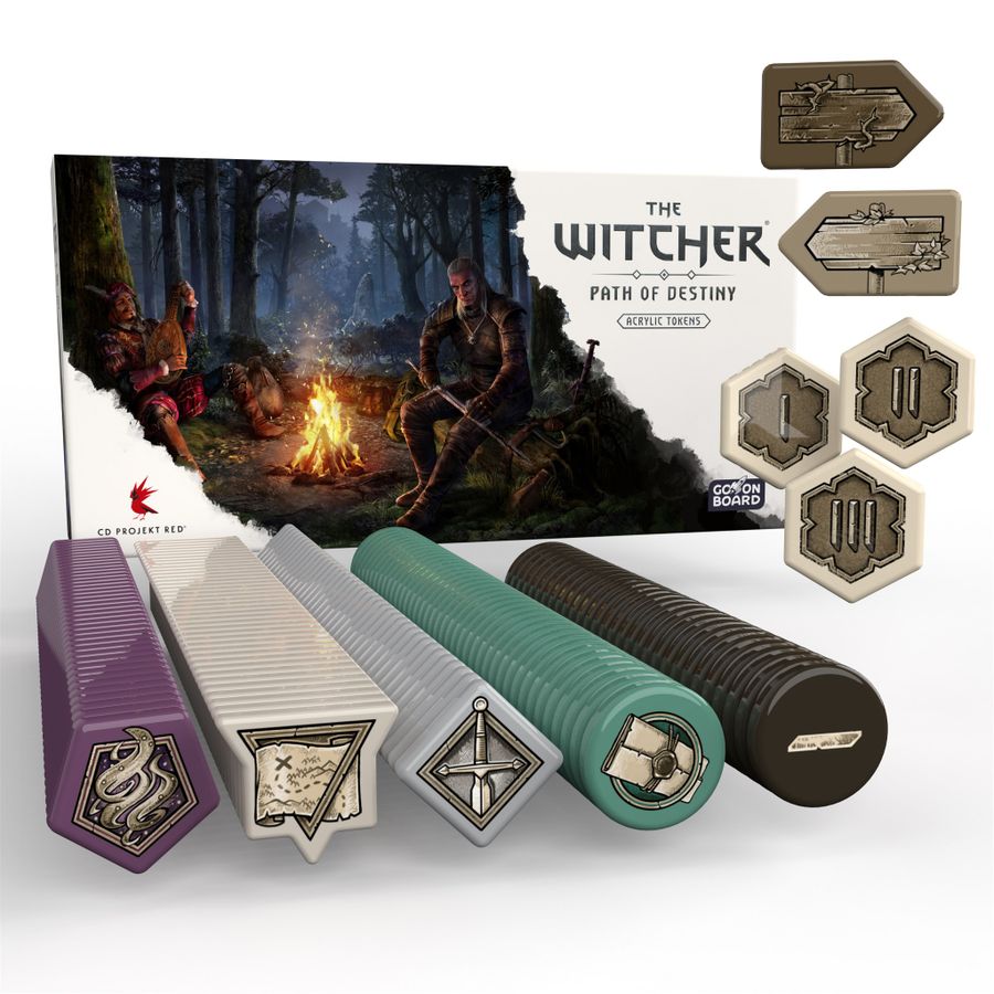 The Witcher: Path Of Destiny – Acrylic Tokens Core *PRE-ORDER*