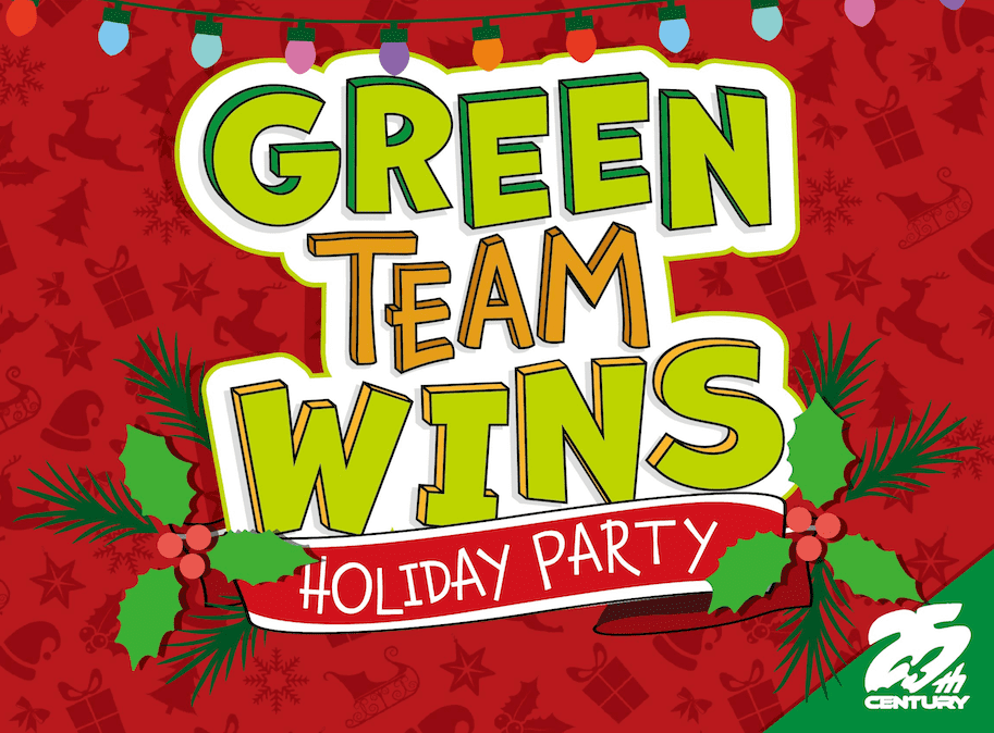 Green Team Wins: Holiday Party *PRE-ORDER*