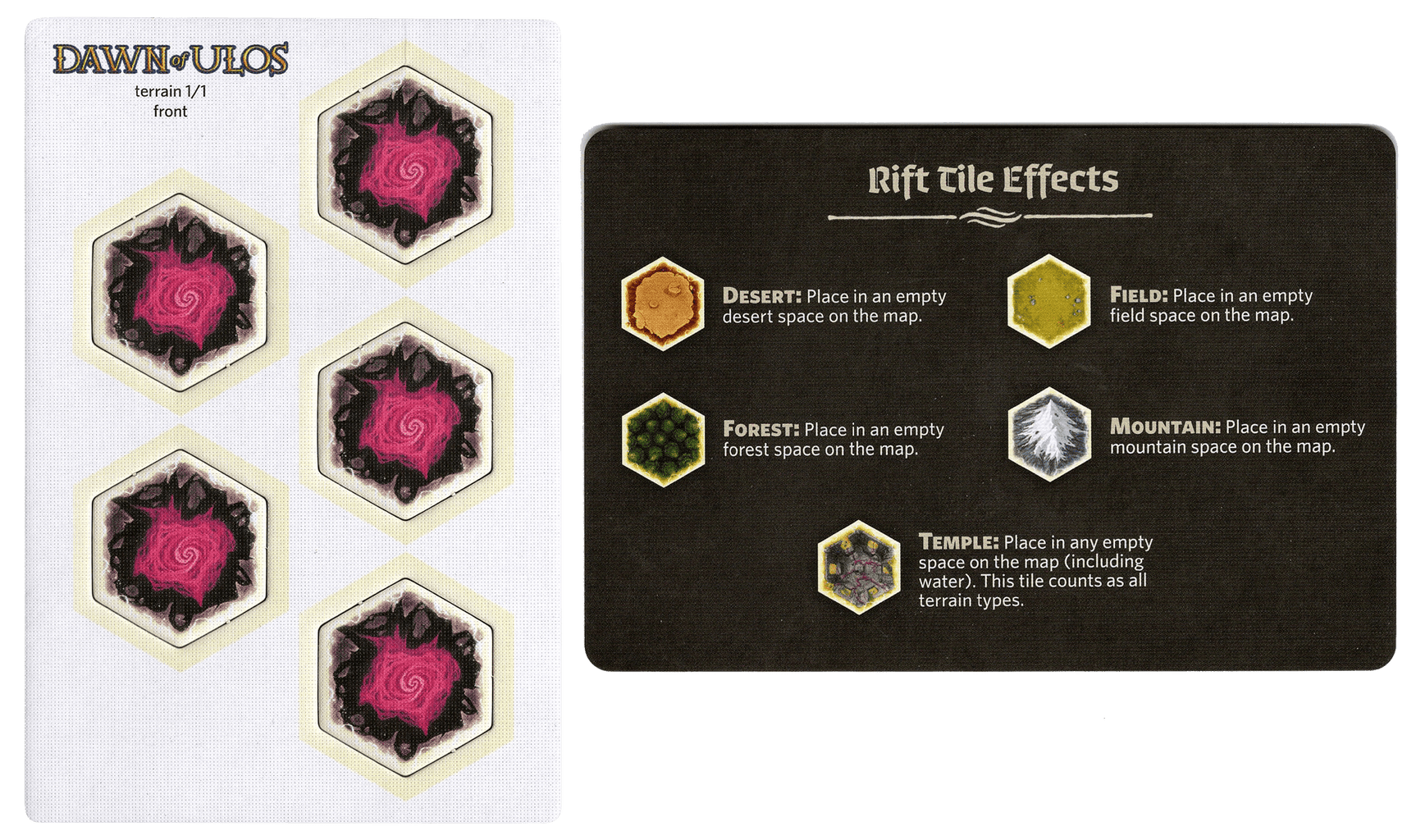 Dawn of Ulos: Rift Tile Pack