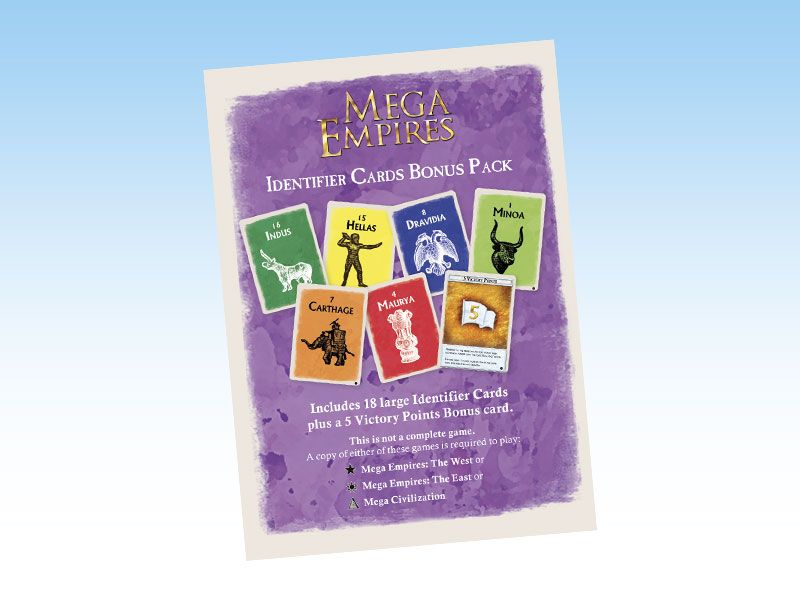 Mega Empires: Identifier Cards – Bonus Pack *PRE-ORDER*