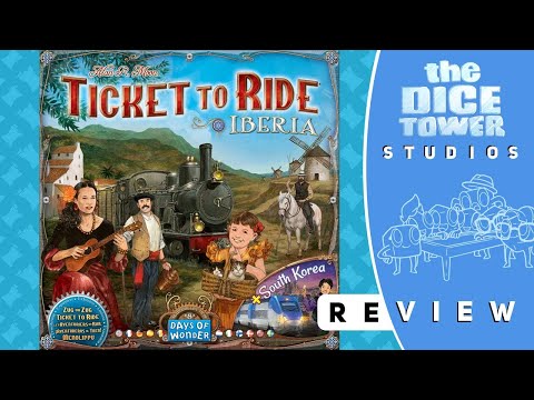 Ticket to Ride Map Collection 8: Iberica & South Korea