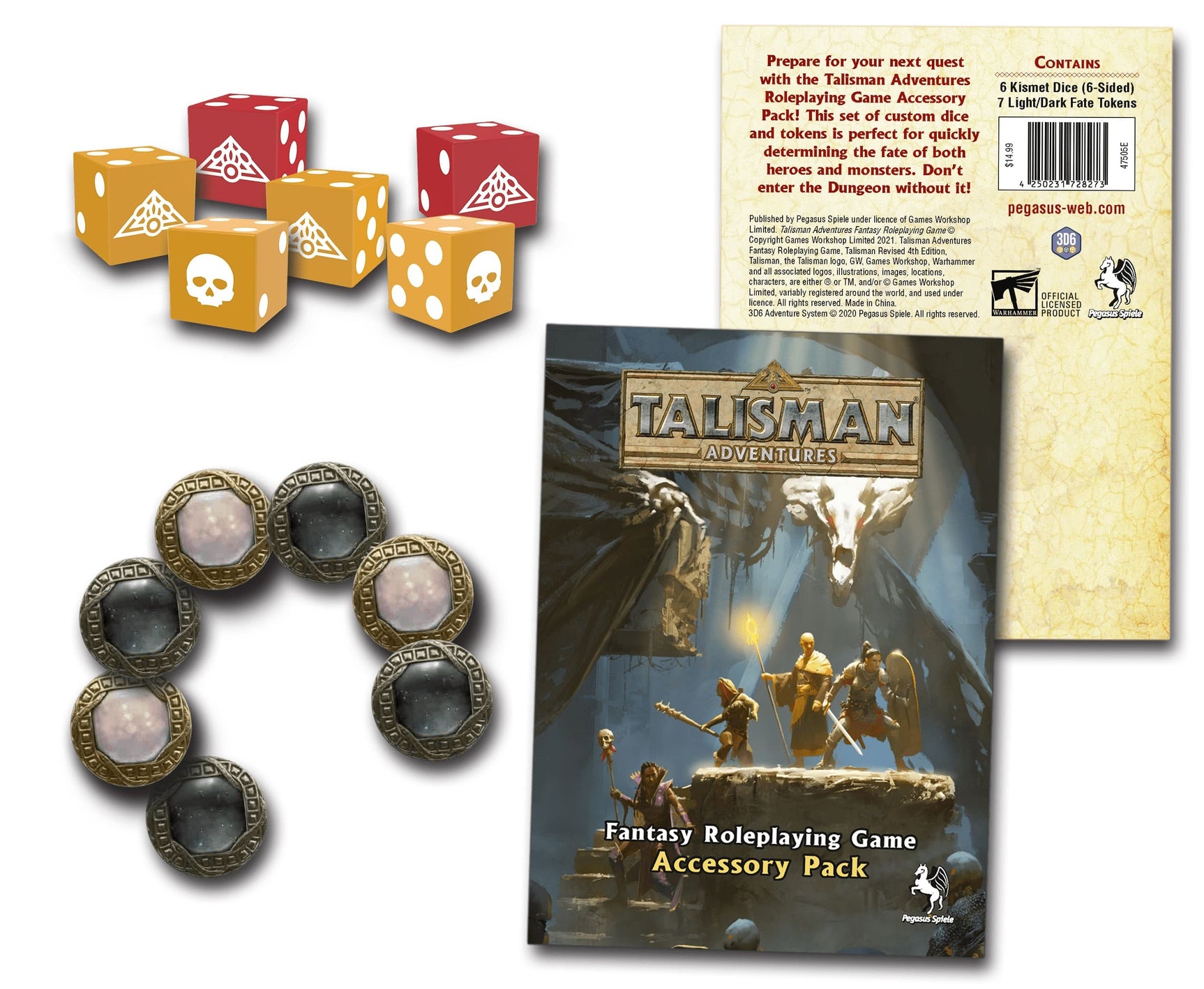 Talisman Adventures: Accessory Pack (Dice/Token)