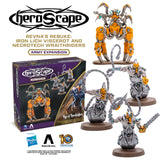 Heroscape: Revna's Rebuke – Iron Lich Viscerot and Necrotech Wraithriders Army Expansion