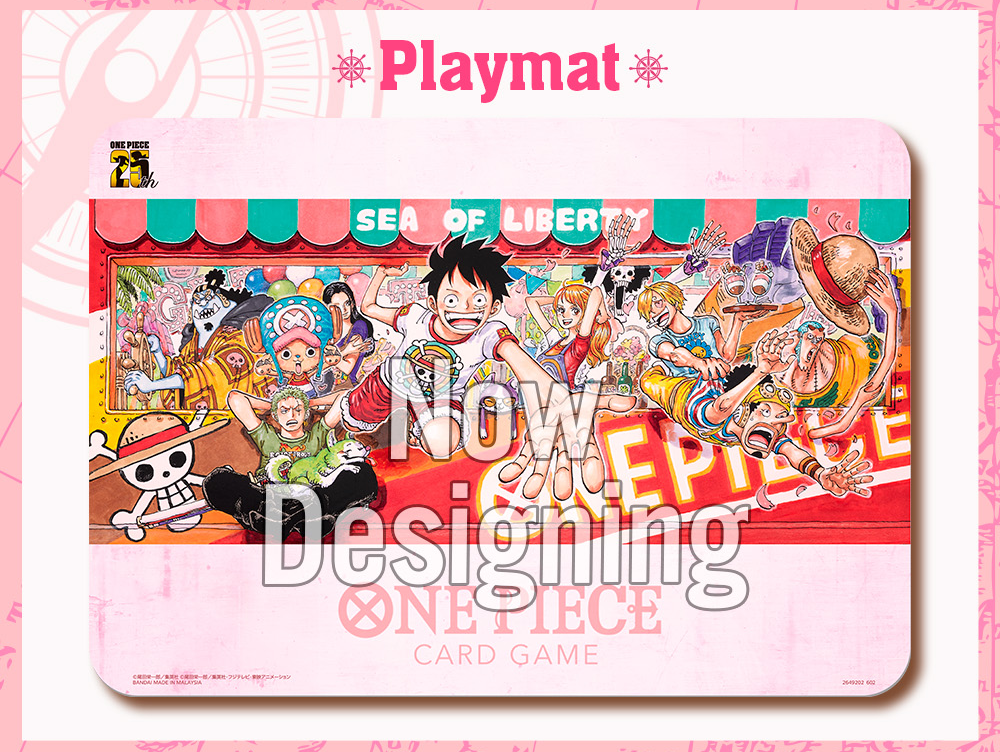 One Piece Card Game - Playmat and Card Case Set 25th Edition