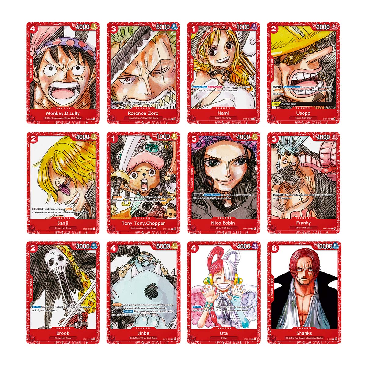 One Piece CG - Premium Card Collection - Film Red