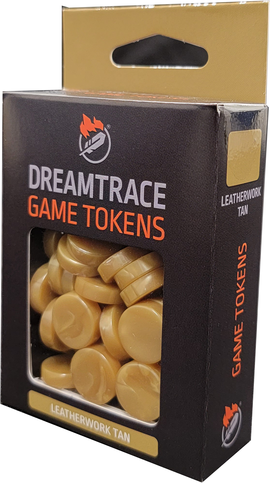 Dreamtrace Gaming Tokens: Leatherwork Tan