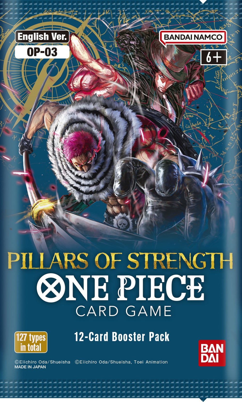 One Piece OP-03 Pillars of Strength fashion Booster Box. Ships Next Day