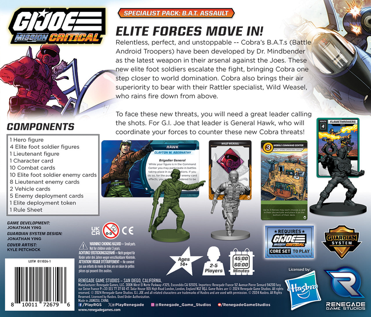 G.I. JOE: Mission Critical Specialist Pack: B.A.T. Assault