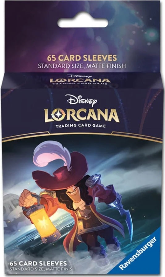 Disney Lorcana - The First Chapter: Standard Card Sleeves (65ct) - Captain Hook