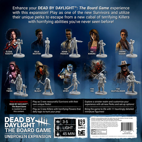 Dead By Daylight: The Board Game – Unbroken Expansion *PRE-ORDER*