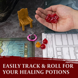 Lynx - Dungeons & Dragons Healing Potion Markers & Dice