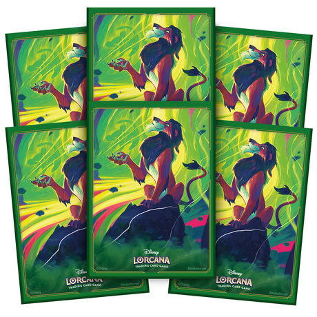 Disney Lorcana: Azurite Sea Set 6 - Card Sleeves (65ct) - Scar