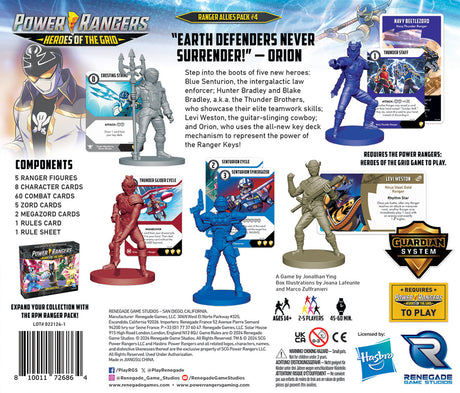 Power Rangers: Heroes of the Grid: Allies Pack #4