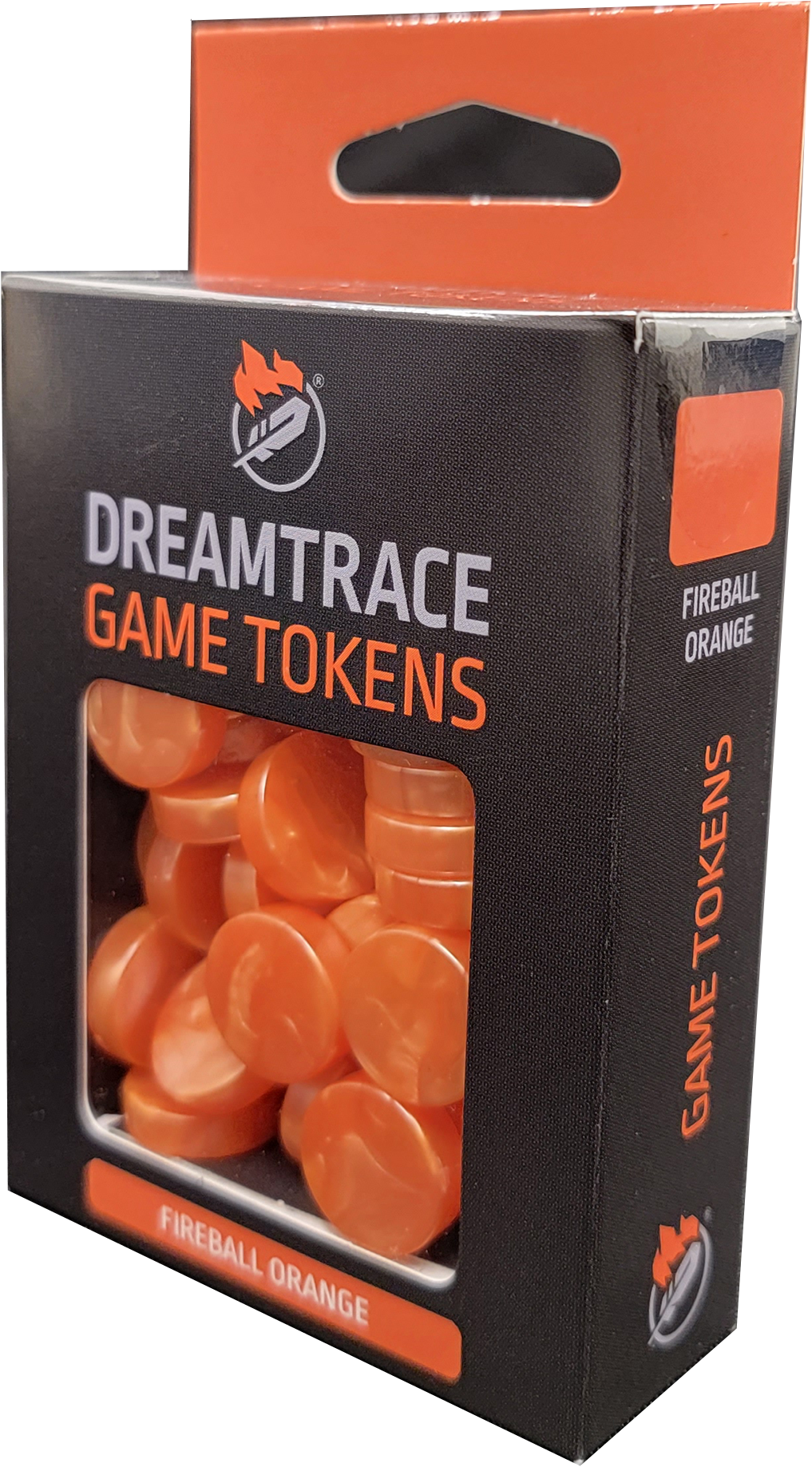 Dreamtrace Gaming Tokens: Fireball Orange