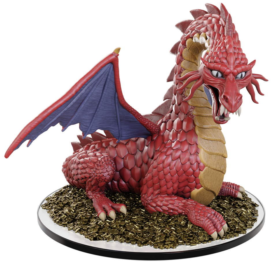 Dungeons & Dragons: Icons of the Realms - 50th Anniversary Red Dragon