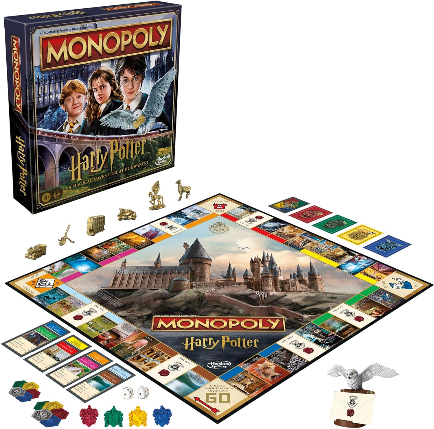 Monopoly: Harry Potter – A Magical Adventure at Hogwarts (Minor Damage)