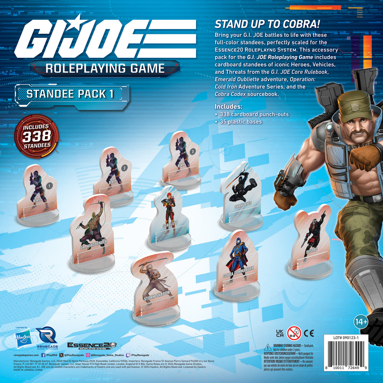 G.I. JOE Mission Critical Roleplaying Game - Standee Pack #1