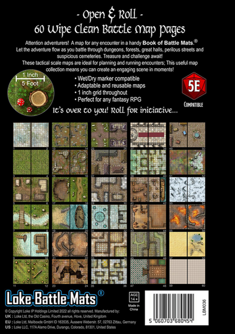 Big Book of Battle Mats Revised (12x9 inches)