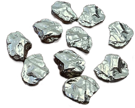 Top Shelf Gamer - Shiny Silver Nuggets (set of 10)