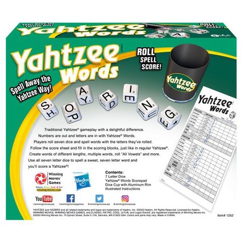 Yahtzee: Words