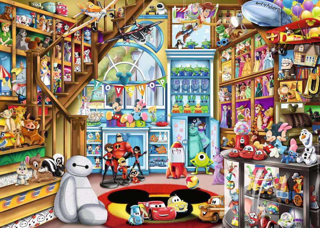 Puzzle - Ravensburger - Disney Pixar Toy Store (1000 Pieces)