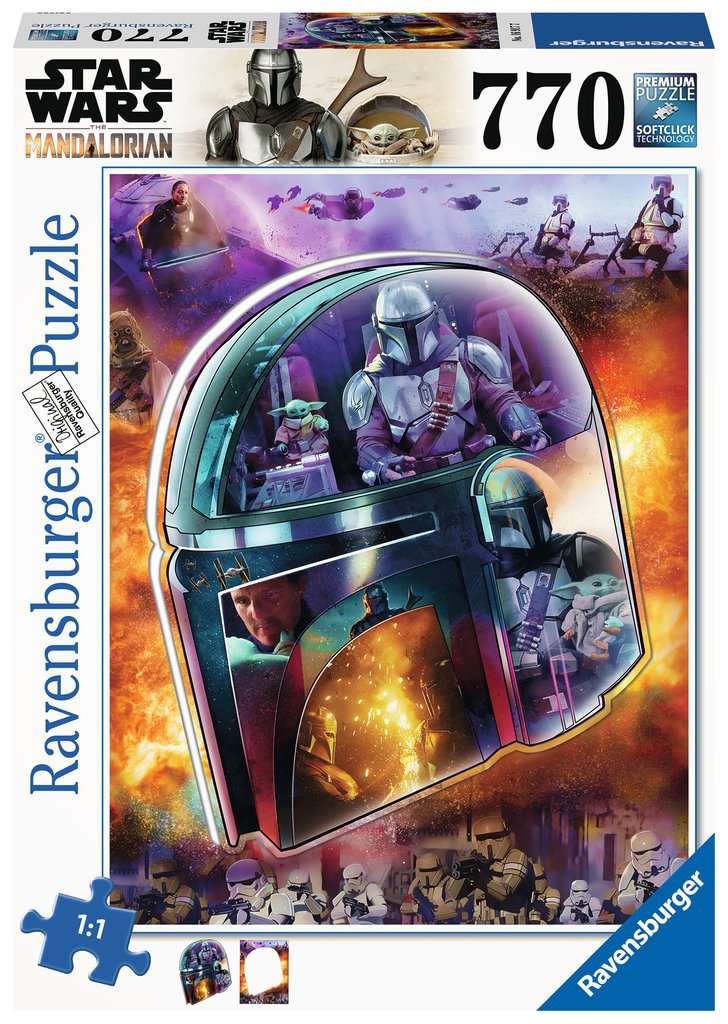 Puzzle - Ravensburger - The Mandalorian Helmet (770 Pieces)