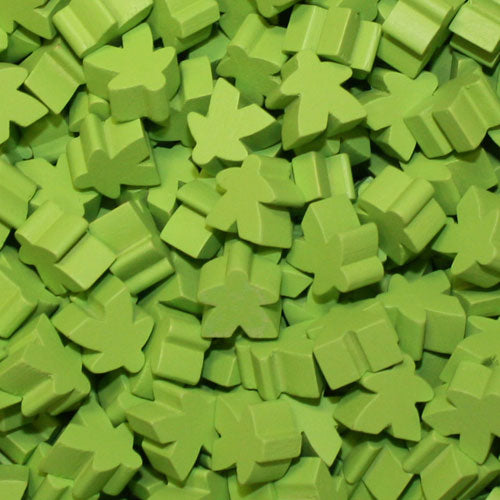 MeepleSource - Standard Meeples Pack (25 pcs) - Lime Green