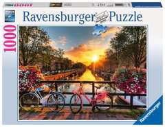 Puzzle - Ravensburger - Bicycles in Amsterdam (1000 Pieces)