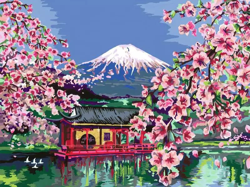 Ravensburger CreArt Paint - Japanese Cherry Blossom