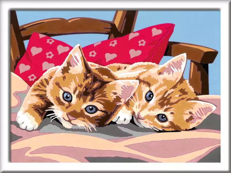 Ravensburger CreArt Paint - Two Cuddly Cats