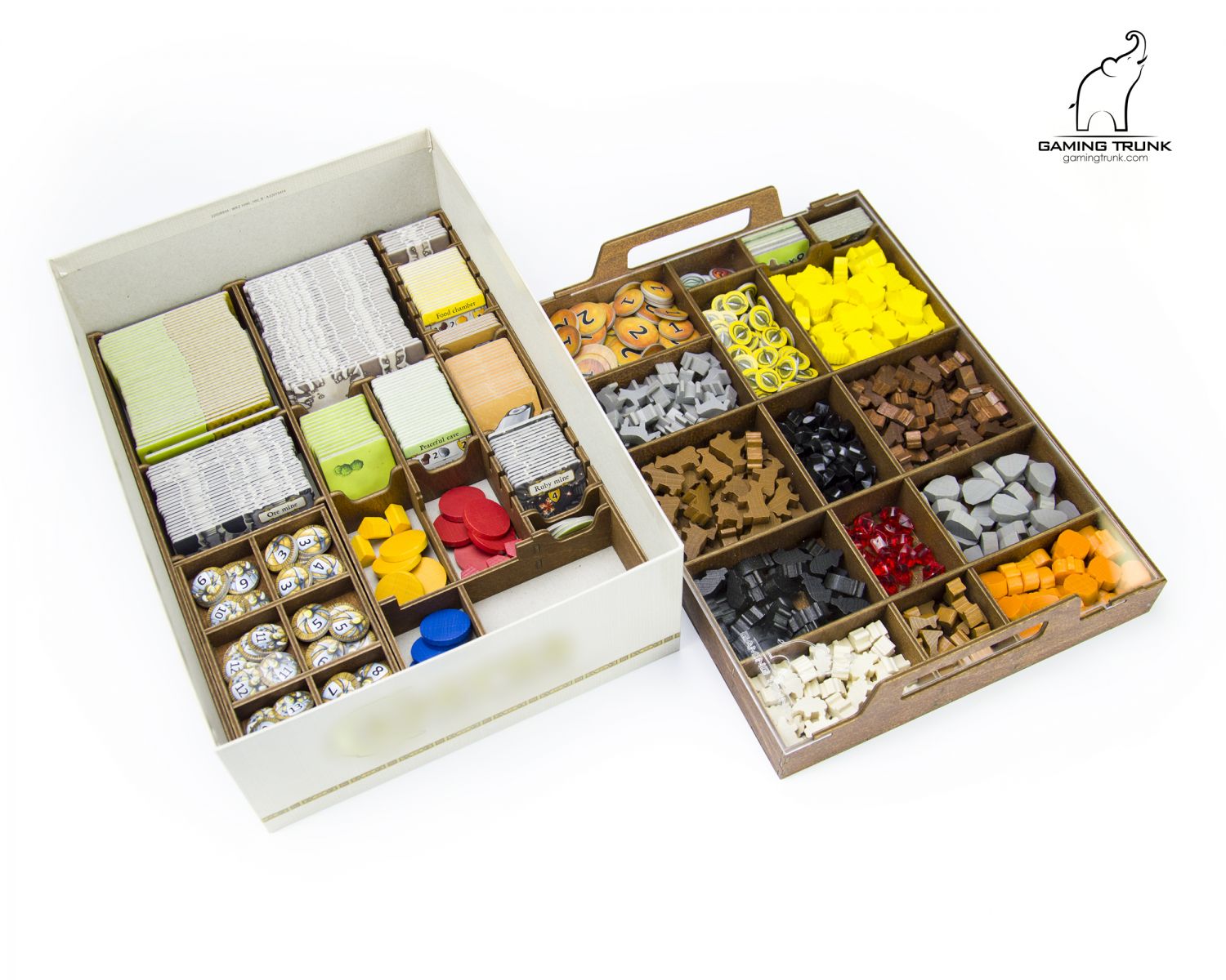 Gaming Trunk - Cave Organizer for Caverna (Natural)