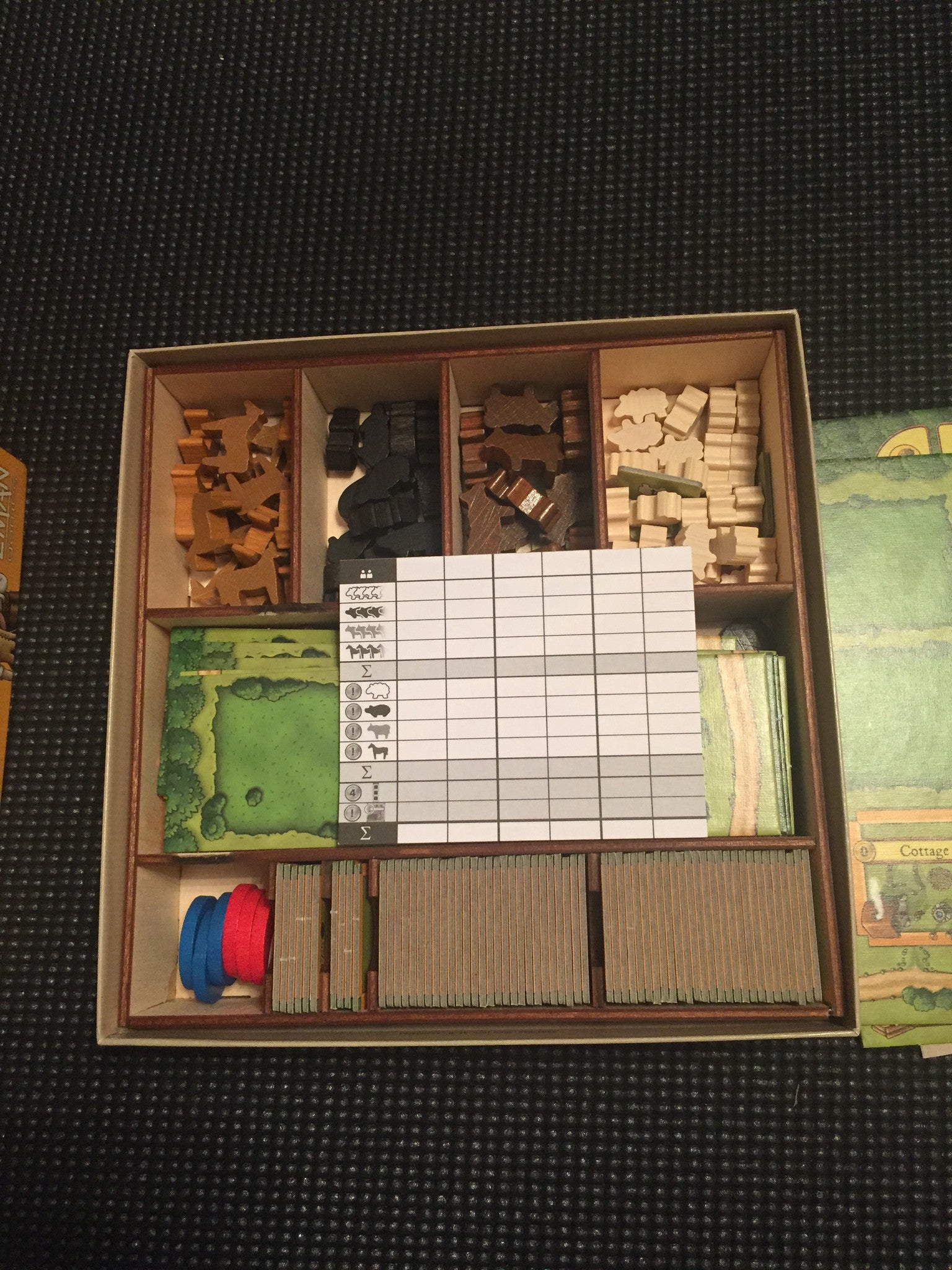 Eightbit Wood - Agricola All Creatures Big and Small Box Organizer