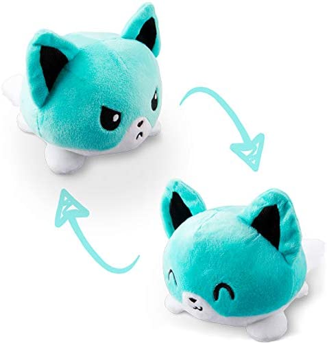 Reversible Fox Aqua Blue (Happy+Angry)