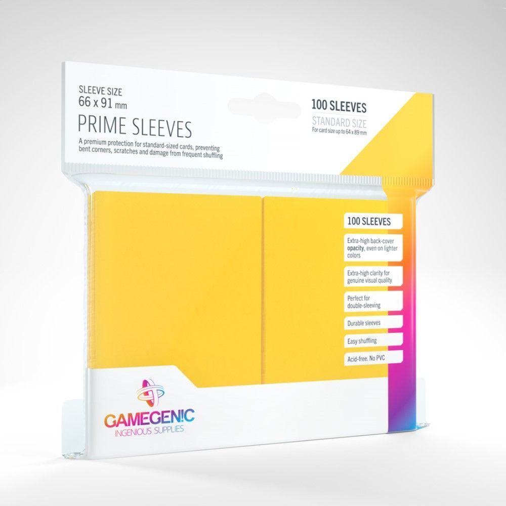 Gamegenic - Prime Sleeves - Yellow (100ct)