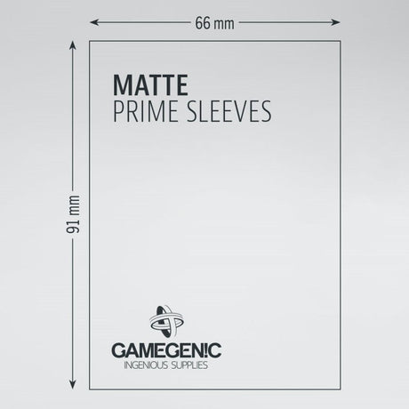 Gamegenic - Matte Prime Sleeves - Red (100ct)