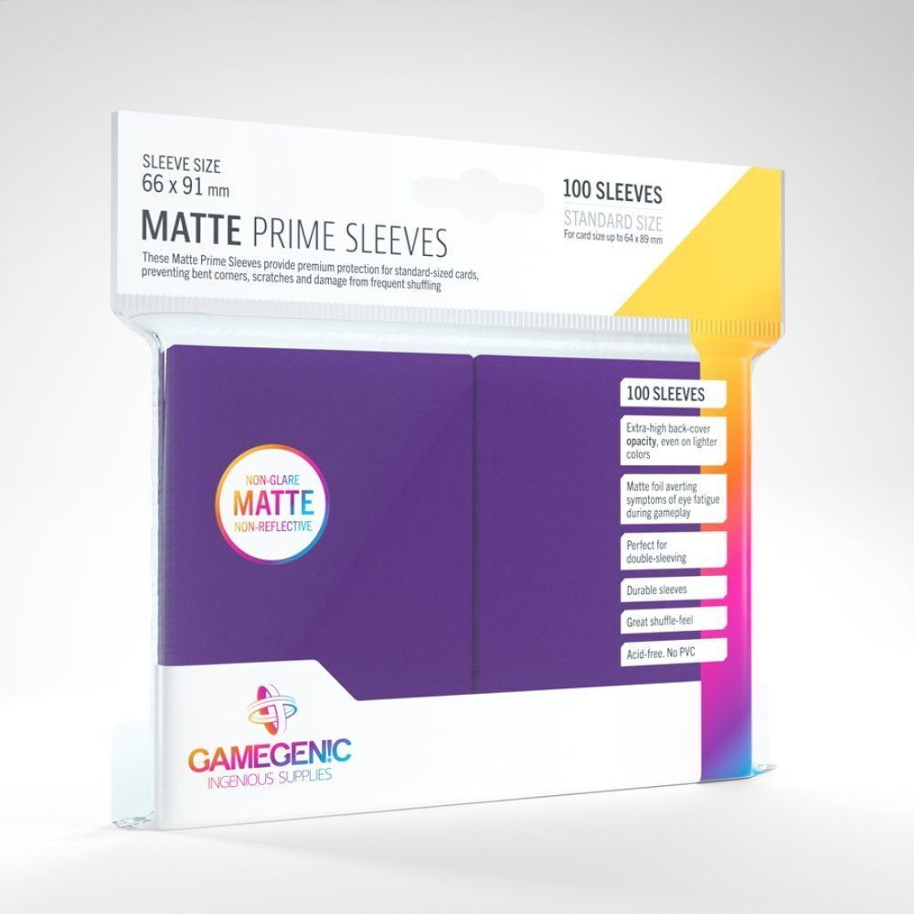 Gamegenic - Matte Prime Sleeves - Purple (100ct)