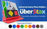 UberStax Universal Game Piece Holders (Yellow)